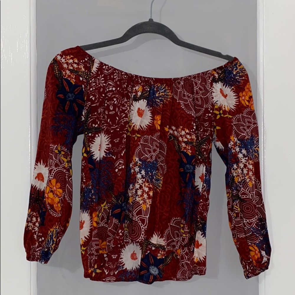 Off shoulder blouse